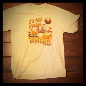 It’s 5 o’clock Somewhere vintage iron on (c. 1986)